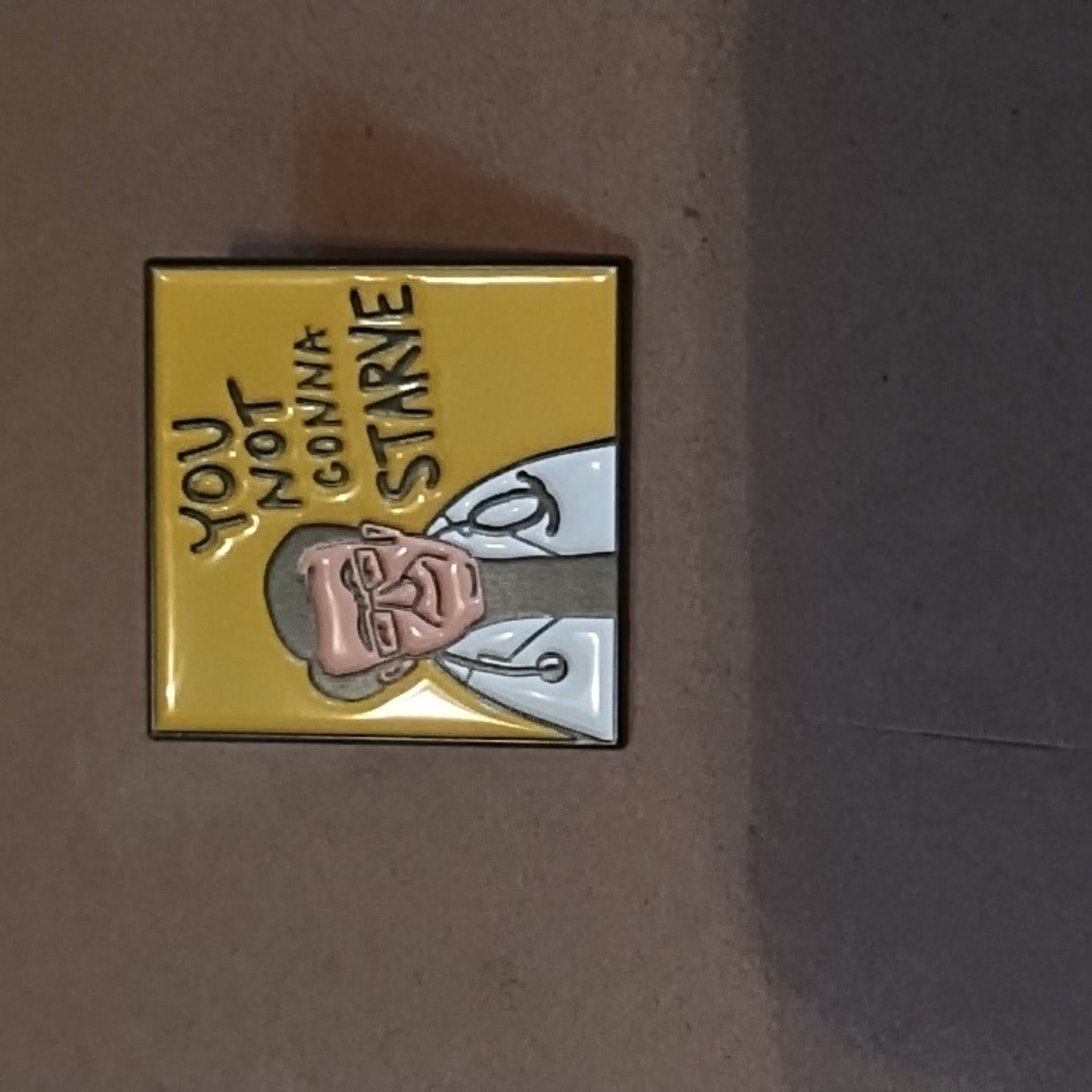 Doctor Enamel Pin with Quote
